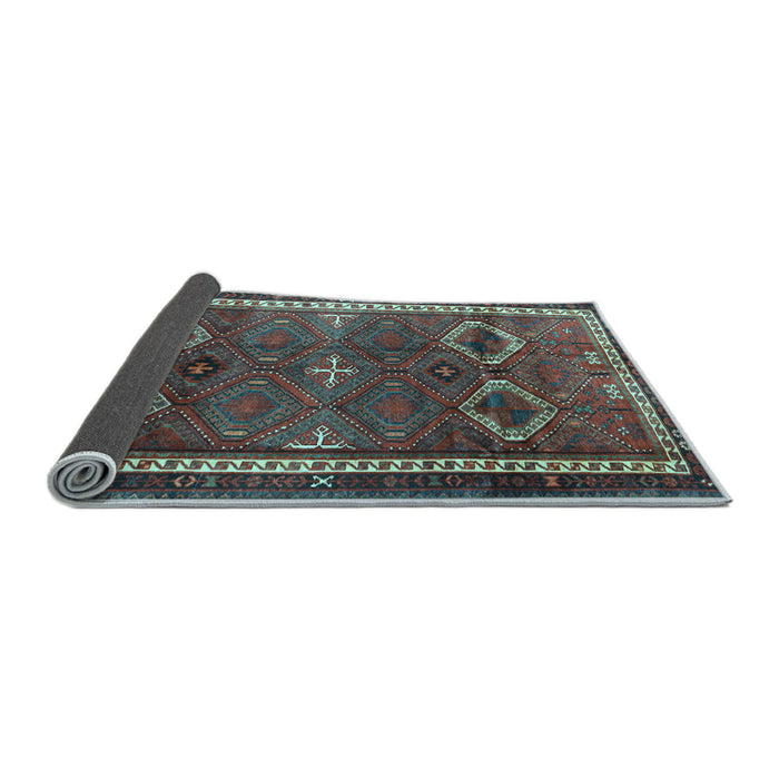 Sideview of Persian Light Blue Traditional Rug, tr4495lblu