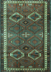 Persian Turquoise Traditional Rug, tr4495turq