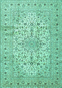 Persian Turquoise Traditional Rug, tr4496turq