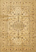 Machine Washable Persian Brown Traditional Rug, wshtr4496brn