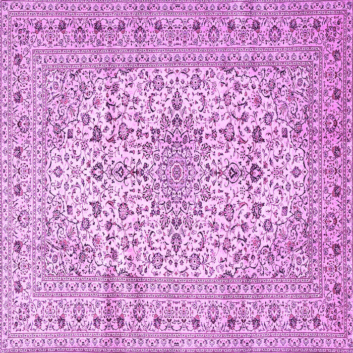 Square Persian Purple Traditional Rug, tr4496pur