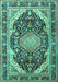 Persian Turquoise Traditional Rug, tr4497turq