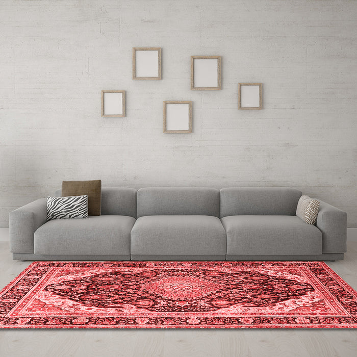Traditional Red Washable Rugs