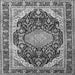 Serging Thickness of Persian Gray Traditional Rug, tr4497gry