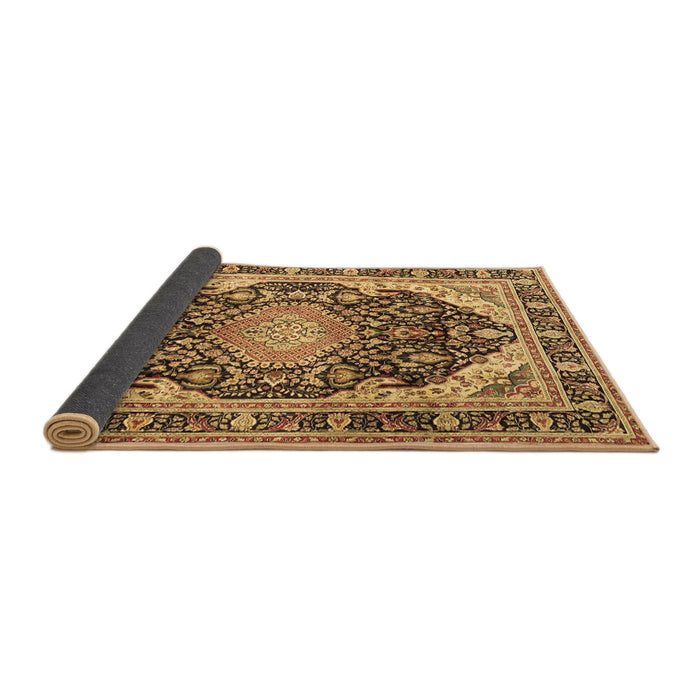 Sideview of Persian Brown Traditional Rug, tr4497brn