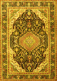 Persian Yellow Traditional Rug, tr4497yw