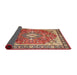 Sideview of Traditional Sandy Brown Medallion Rug, tr4498