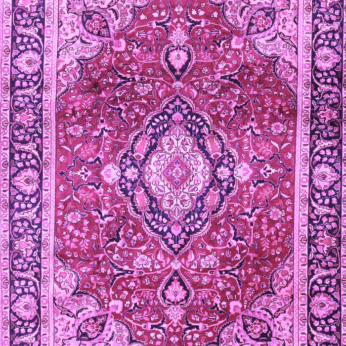 Medallion Purple Traditional Rug, tr4498pur
