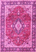 Medallion Pink Traditional Rug, tr4498pnk