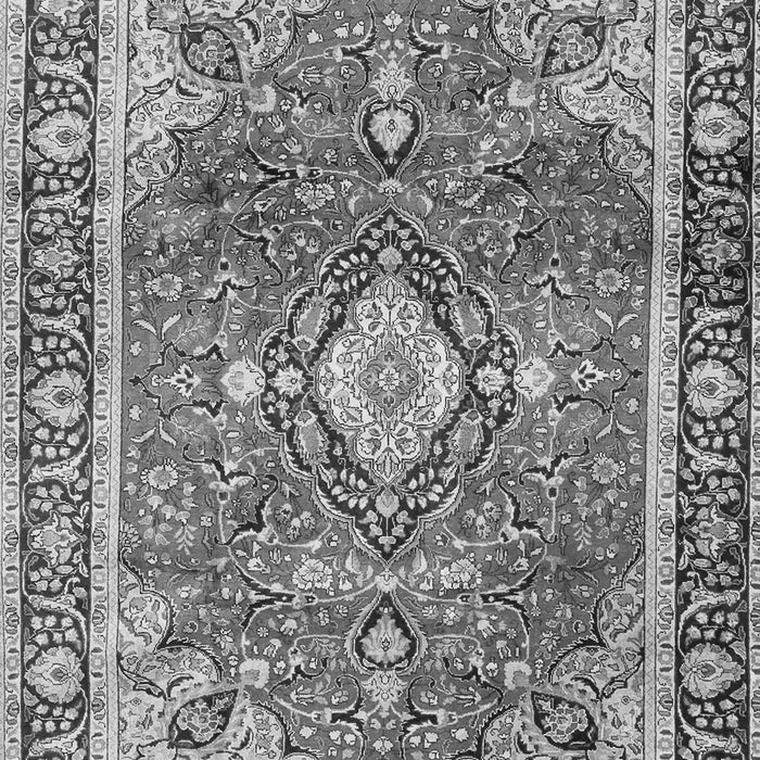 Medallion Gray Traditional Rug, tr4498gry