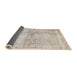 Sideview of Traditional Desert Sand Beige Persian Rug, tr4499