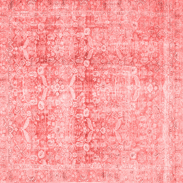 Machine Washable Persian Red Traditional Rug, wshtr4499red
