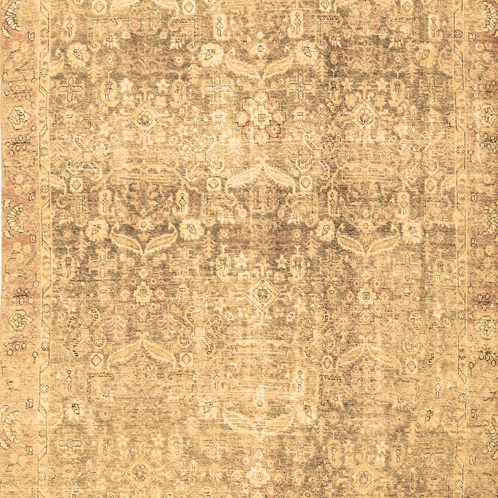 Machine Washable Persian Brown Traditional Rug, wshtr4499brn