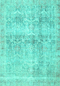 Persian Turquoise Traditional Rug, tr4499turq