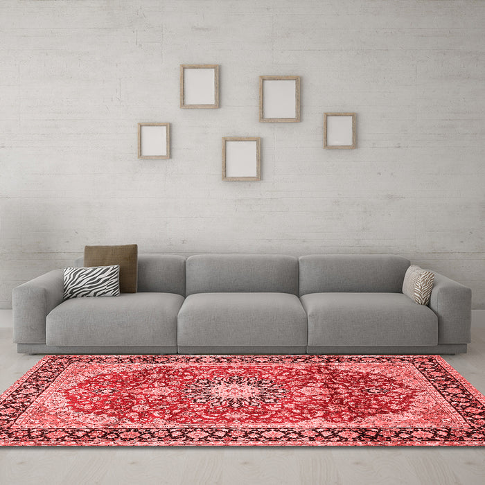 Traditional Red Washable Rugs