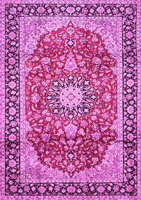 Medallion Pink Traditional Rug, tr449pnk