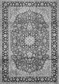 Medallion Gray Traditional Rug, tr449gry