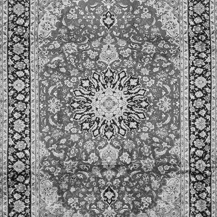 Medallion Gray Traditional Rug, tr449gry