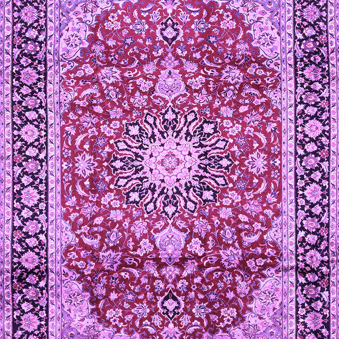 Medallion Purple Traditional Rug, tr449pur