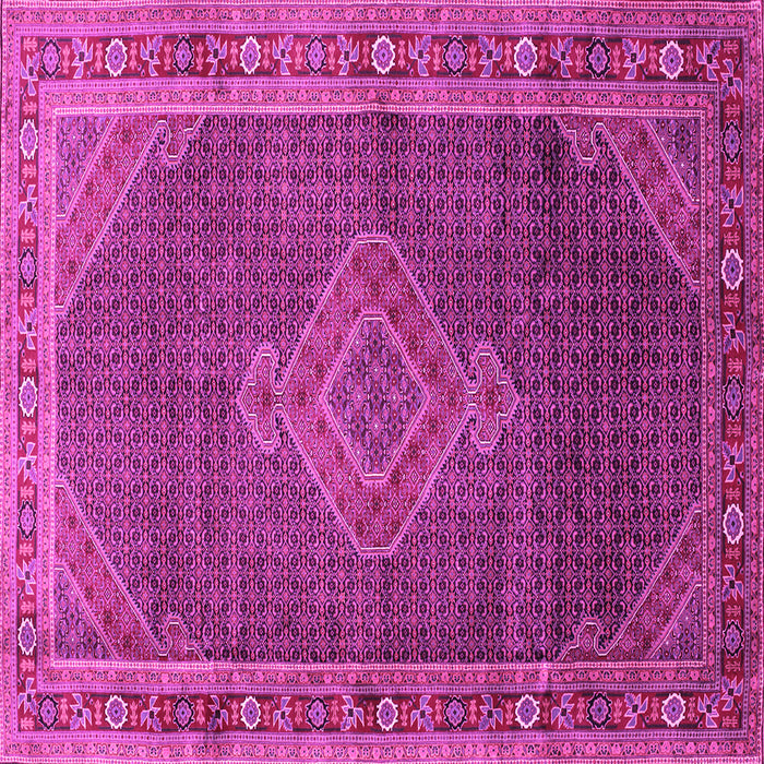 Square Medallion Pink Traditional Rug, tr44pnk