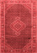 Medallion Red Traditional Area Rugs