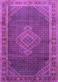 Medallion Purple Traditional Rug, tr44pur