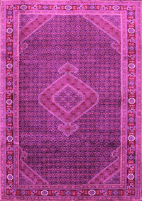 Medallion Pink Traditional Rug, tr44pnk