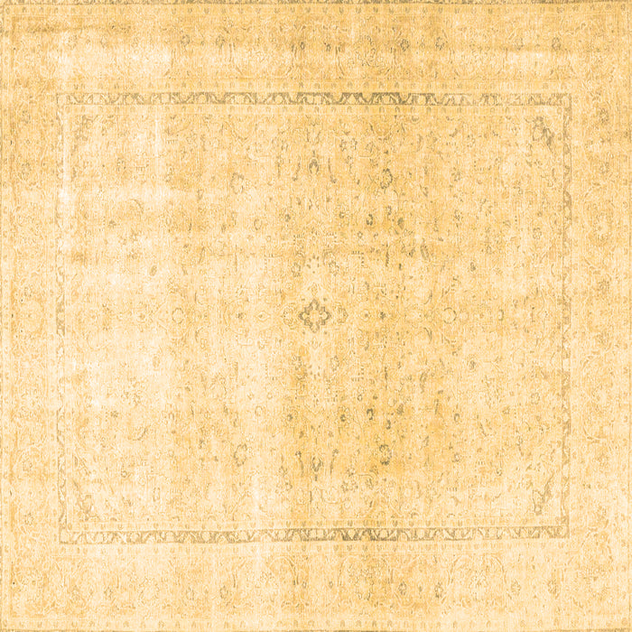 Square Machine Washable Persian Brown Traditional Rug, wshtr4500brn