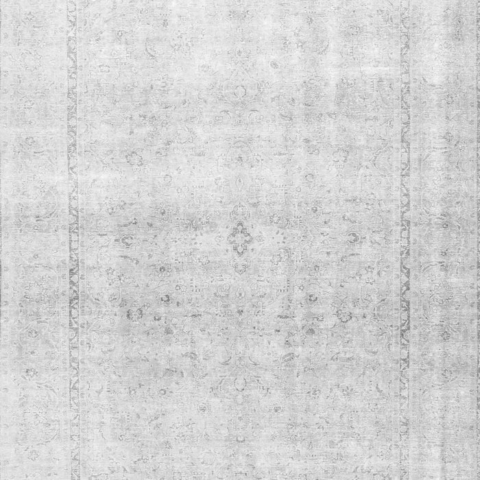 Serging Thickness of Machine Washable Persian Gray Traditional Rug, wshtr4500gry