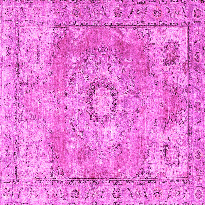 Square Medallion Pink Traditional Rug, tr4501pnk