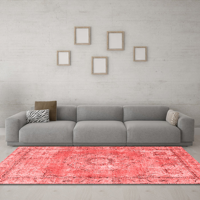 Traditional Red Washable Rugs