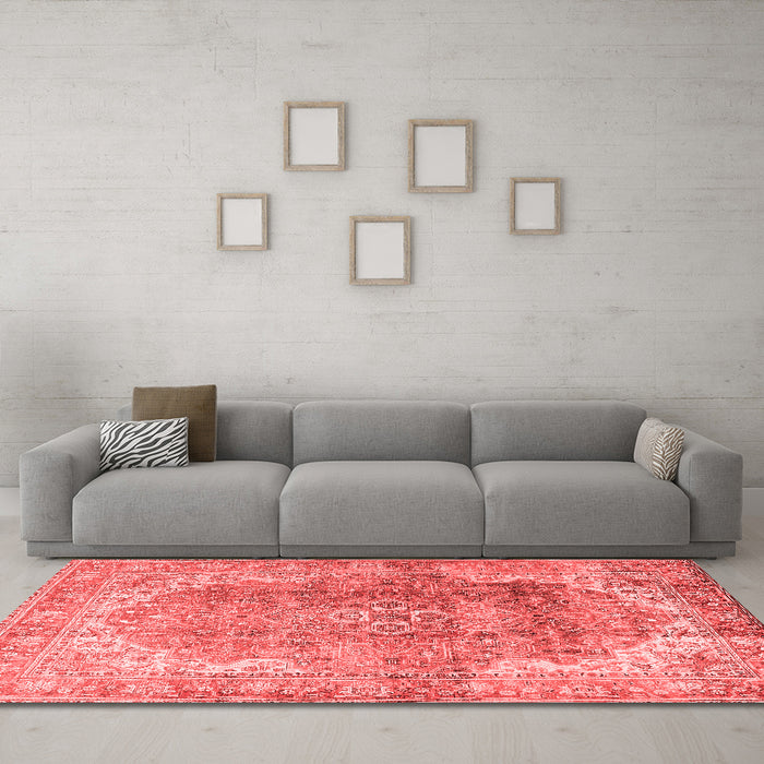 Traditional Red Washable Rugs