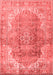 Medallion Red Traditional Area Rugs