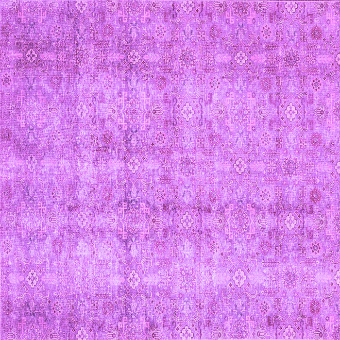 Square Persian Purple Traditional Rug, tr4503pur