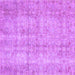 Square Persian Purple Traditional Rug, tr4503pur