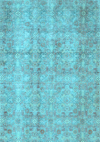 Persian Light Blue Traditional Rug, tr4503lblu