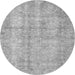 Machine Washable Persian Gray Traditional Rug, wshtr4503gry