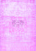Machine Washable Persian Purple Traditional Area Rugs, wshtr4505pur