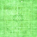 Serging Thickness of Persian Green Traditional Rug, tr4506grn