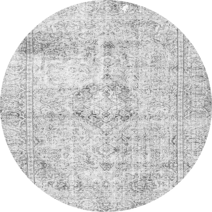 Square Persian Gray Traditional Rug, tr4506gry