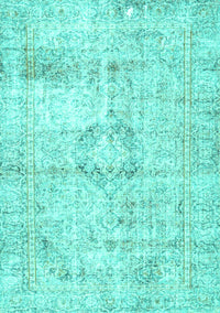Persian Turquoise Traditional Rug, tr4506turq