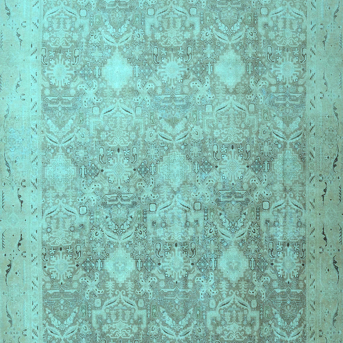 Machine Washable Persian Light Blue Traditional Rug, wshtr4507lblu
