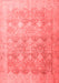 Persian Red Traditional Area Rugs