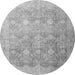 Square Persian Gray Traditional Rug, tr4507gry