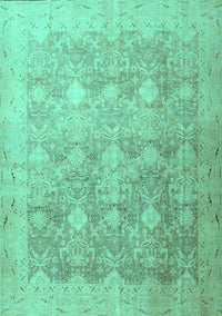 Persian Turquoise Traditional Rug, tr4507turq