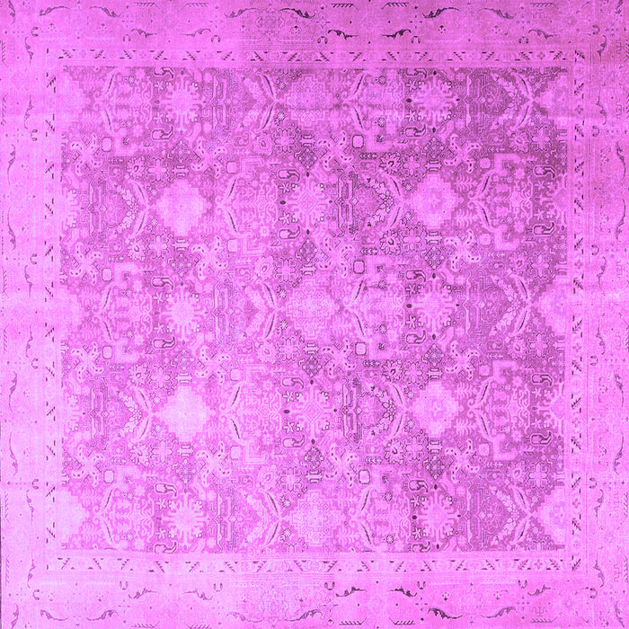 Square Persian Purple Traditional Rug, tr4507pur