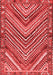 Persian Red Traditional Area Rugs
