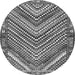 Square Persian Gray Traditional Rug, tr4508gry