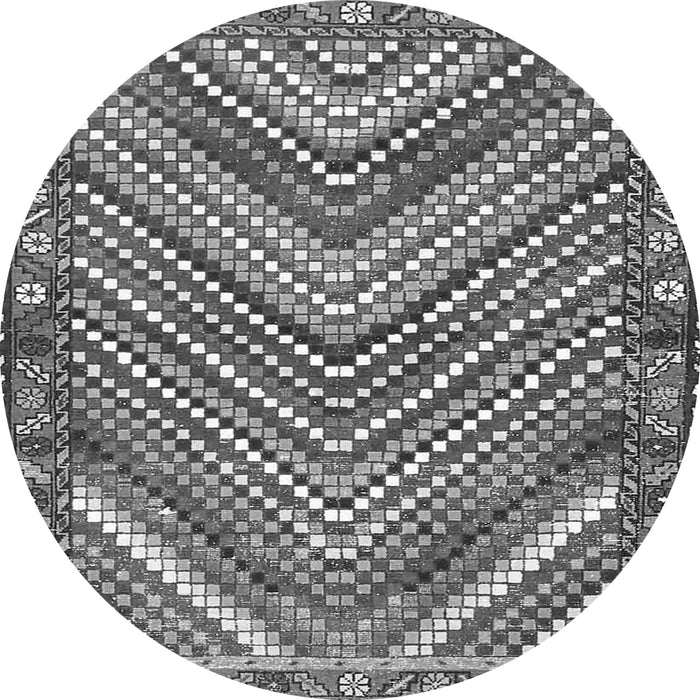 Machine Washable Persian Gray Traditional Rug, wshtr4508gry