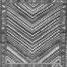 Serging Thickness of Persian Gray Traditional Rug, tr4508gry